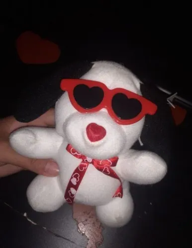 Cachorrinho de pelúcia descolado