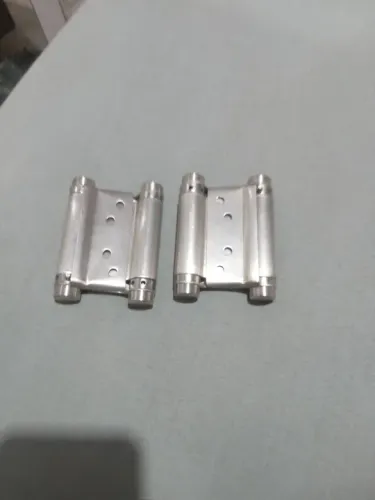 Dobradiças de inox fosco "vai é volta "