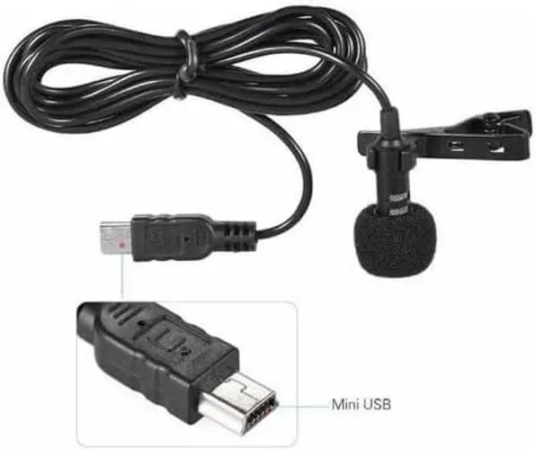 Microfone Lapela Compativel Gopro Hero 3 3+ 4