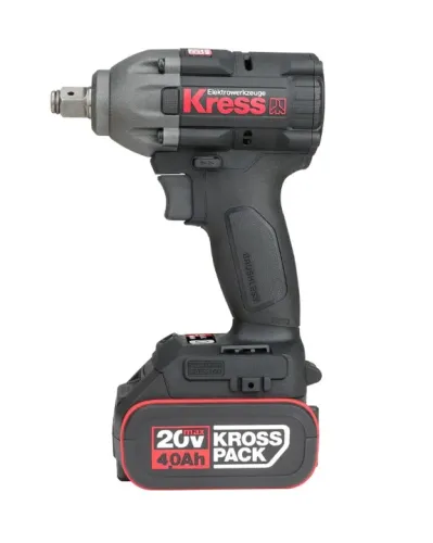 CHAVE DE IMPACTO 300NM BRUSHLESS 20V C/2BAT 4AH + MALETA-Kress