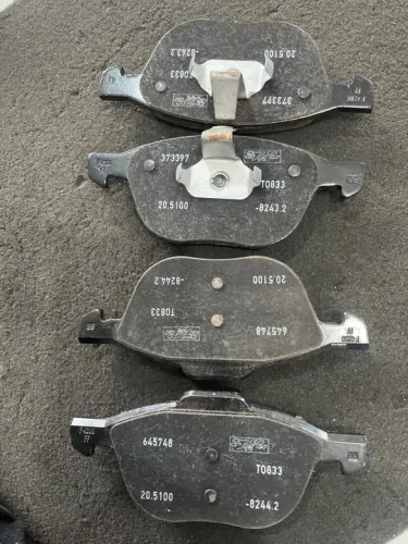 Jogo de pastilhas dos freios das Rodas Dianteira Ecosport 04/09 4x4. 