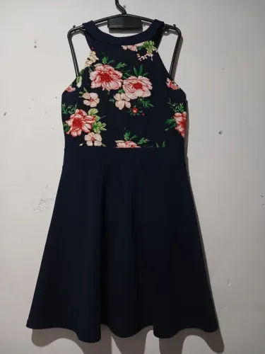 Vestido Floral Azul top charme N&N