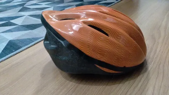 capacete ciclismo bike laranja importado