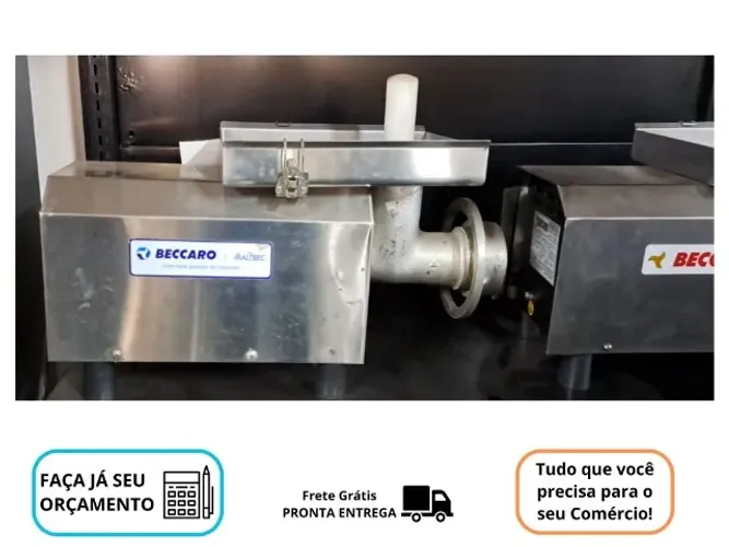 Picador de Carne Inox boca 22 Beccaro