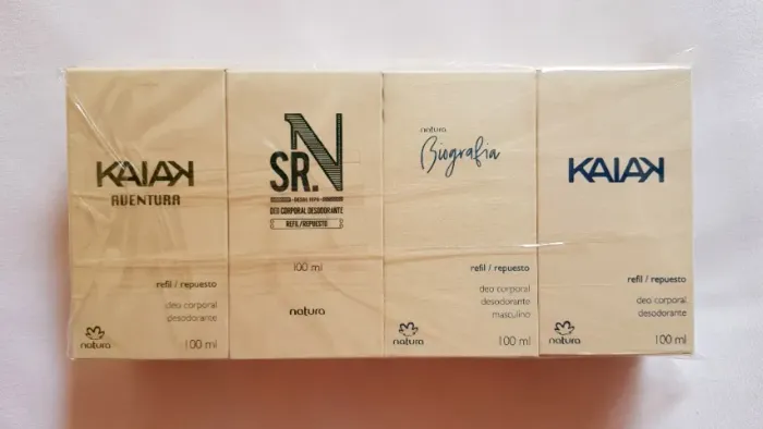 Kit novo e lacrado de refis de desodorantes spray Natura