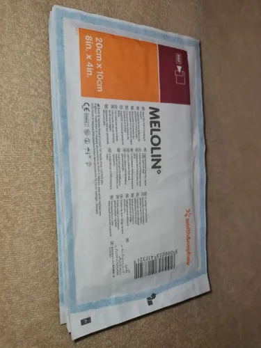 Curativo não aderente Melolin 20x10cm