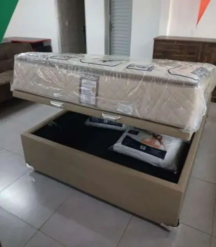CAMA BOX CASAL BAÚ SPLENDIDO R$ 2.100,00 A VISTA
