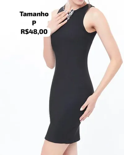 Vestido preto básico - tamanho P