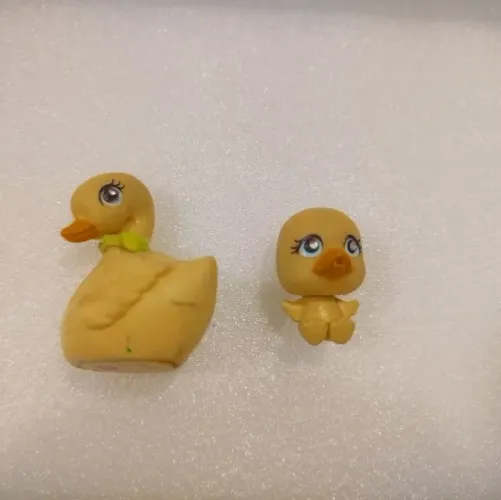 dupla mãe e filho patinho