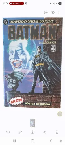 BATMAN adaptação Oficial do Filme em Quadrinhos SEM PÔSTER