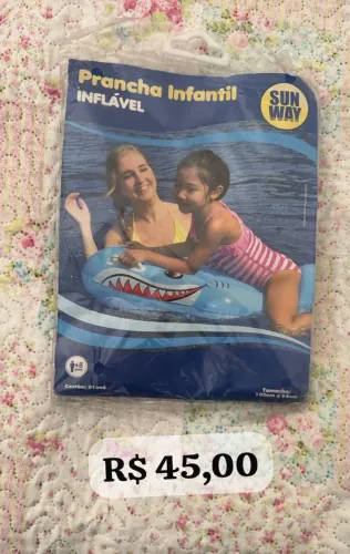 Prancha Infantil Inflável Tubarão Sun Way