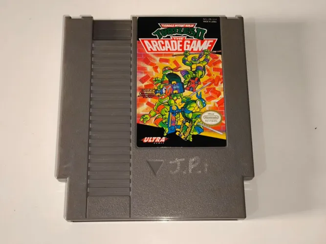 Teenage Mutant Ninja Turtles II NES - Jogo Original | Raridade Anos 90 | Konami<br>