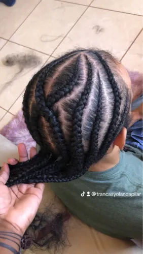 Tranças em Cabelo Masculino