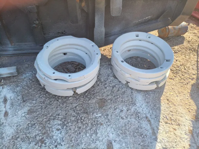 Jogo Contra Peso Traseiro Trator Ford 6600