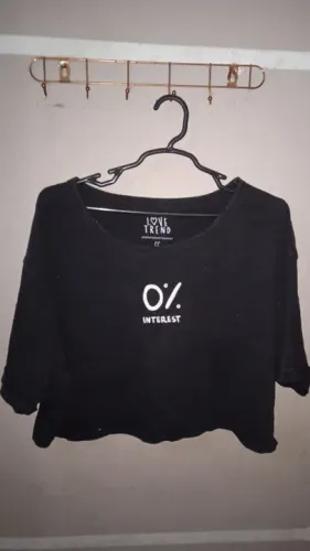 Blusa Cropped Love Trend 0% Interest