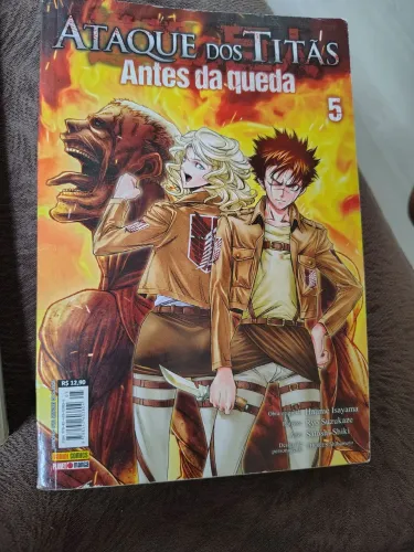 Mangá Buso Renkin e Ataque de Titãs, venda avulsa. #hq #gibis