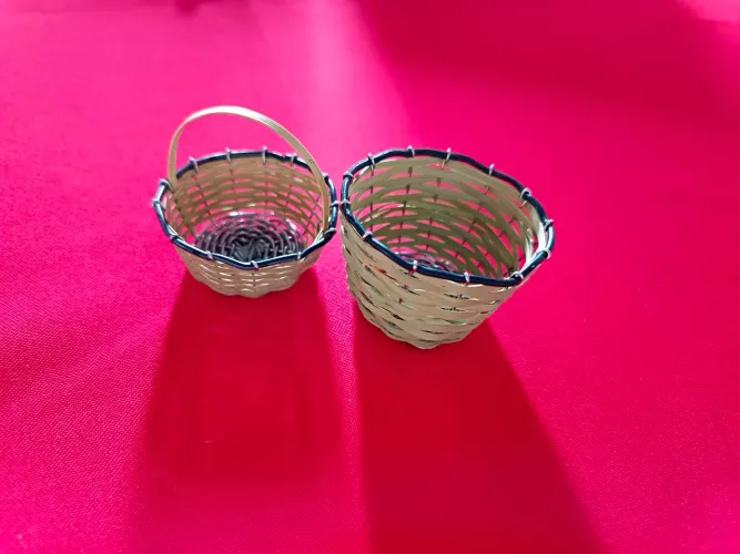 Balaio e cesta de palha 