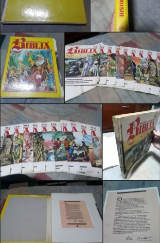 Coleção Histórias ilustradas da Bíblia capa 1 com "17 fascículos" (Antiguidade) FAVOR LER!