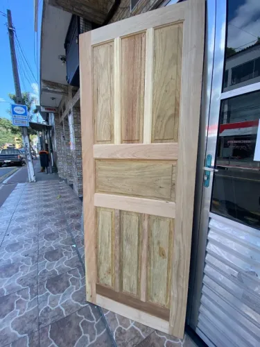 QUEIMA DE ESTOQUE - PORTA MACIÇA MISTA ALMOFADADA 60CM - 70CM - 80CM