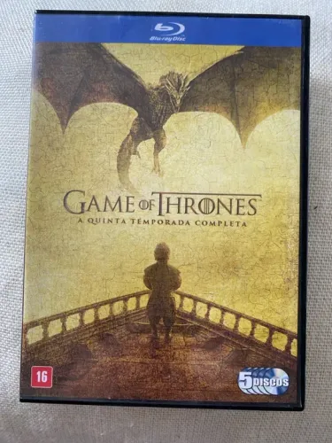 Box Bluray Game of Thrones 7 temporada 5 discos  Seminovo