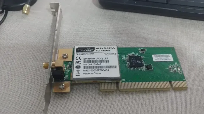 PROMOÇÃO! Placa adaptador PCI WLAN 802.11b/g da EnGenius.