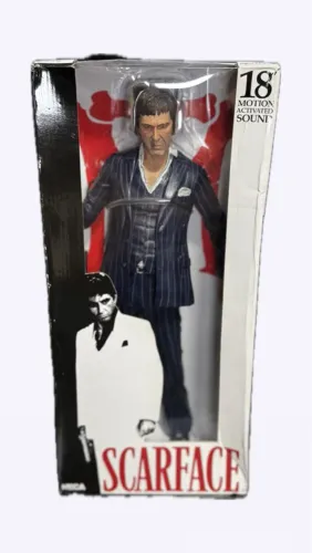 Boneco raro scarface tony montana neca reel toys 2006 raríssimo de colecionador