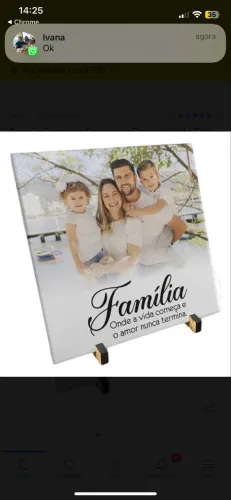 Quadro cerâmica personalizado