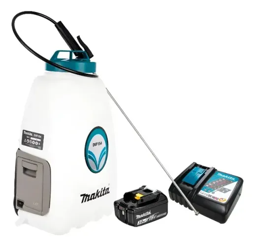 PULVERIZADOR COSTAL MAKITA 15 LITROS C/1BAT 18V 3AH E CARREGADOR BIV