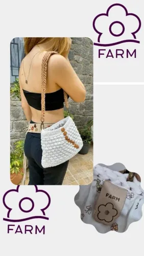 Bolsa farm croche