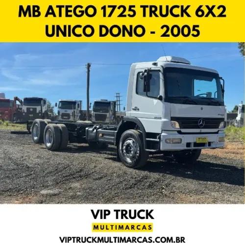 Mercedes Benz MB Atego 1725 Truck 6x2 Unico Dono com apenas 752 mil km MB Atego 2425