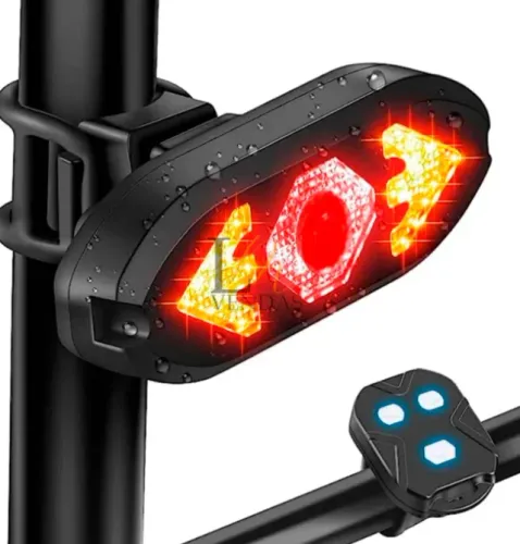 Lanterna Traseiro De Bike C/ Seta (Entrega)