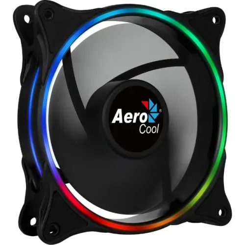 Cooler Fan 120mm Aerocool Eclipse Led ARGB *PWM *3P 5V Led Controlar ou *6 Pinos - WZetta
