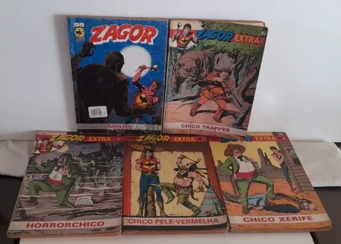 Zagor Extra,3 Gibis Raros a Escolher,Editora Record,1990