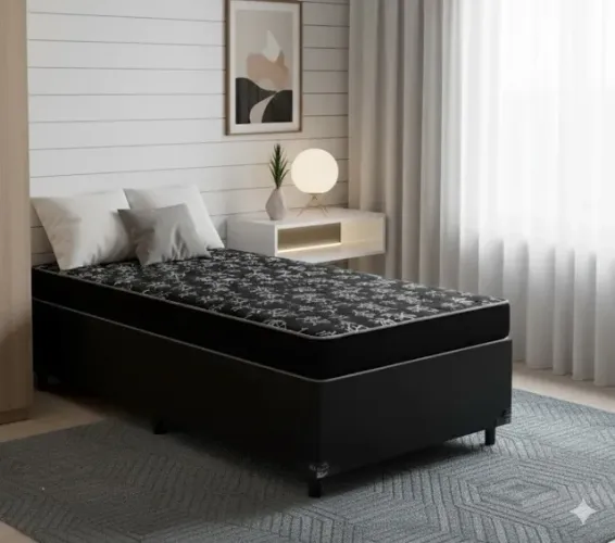 Conjunto Base com Colchão D20 Solteiro (PRODUTO DE OFERTA)
