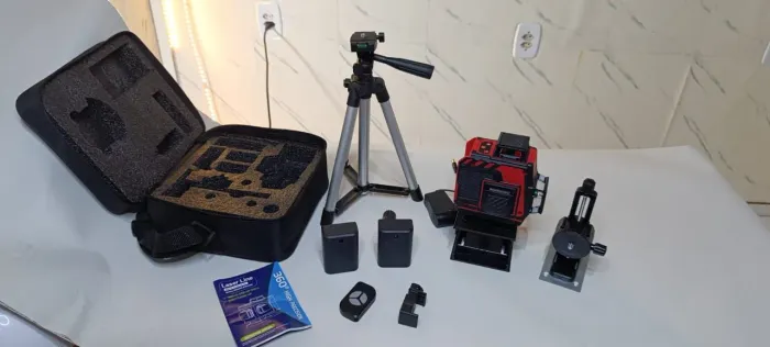 Nível a Laser 16 Linha 360° Alta Precisão kit
