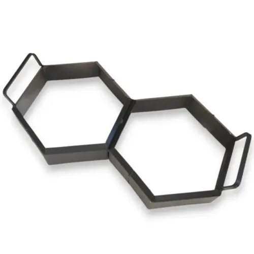 Forma de Aço de Desforma Imediata Molde Sextavado Produz 2 Bloquetes 20x6 - Pavimentos 