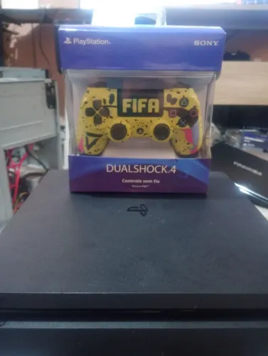 Ps4 slim controle zerado 30 dias de garantia trabalho com games aqui no centro 1.200