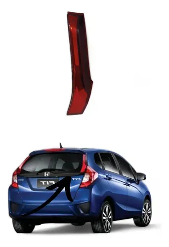 Lanterna Tampa Direita Honda Fit 2014 A 2022 Original Direito Vermelho