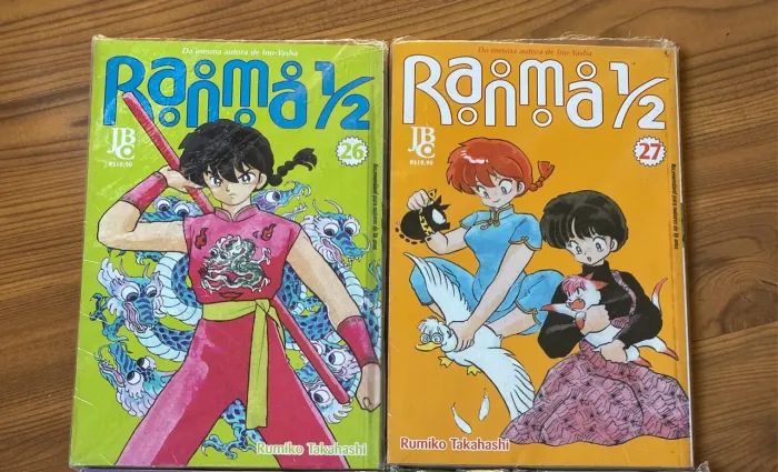 Mangás Ranma 1/2 - Volumes 26 e 27 LACRADO