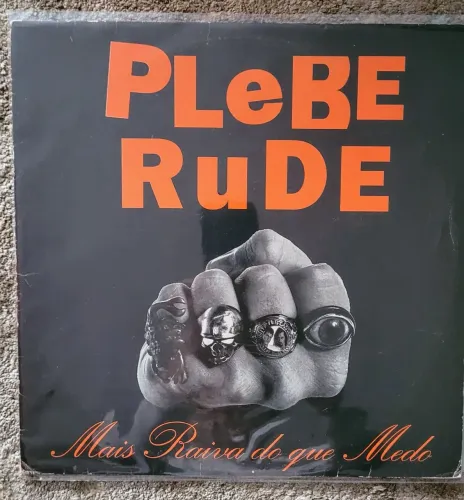 LP Plebe Rude - Mais Raiva do que Medo (Vinil), ótimo estado 