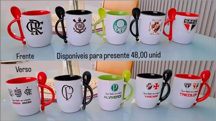 Canecas de times para presente