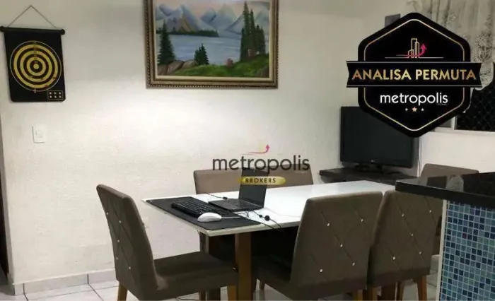Casa à venda, 171 m² por R$ 851.000,00 - Nova Gerti - São Caetano do Sul/SP