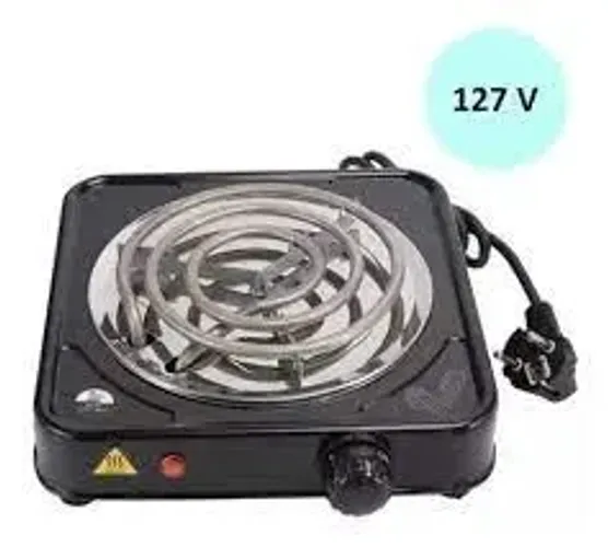 Fogão Cooktop Elétrico Fogareiro 1 Boca 1000 Watts