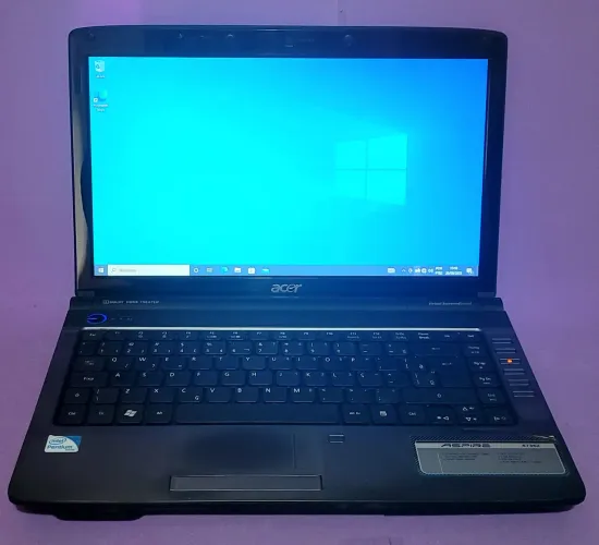 Lindo Notebook Dell Inspiron Tela Grande Win 10 Core 2 Duo bateria + fonte Originais  