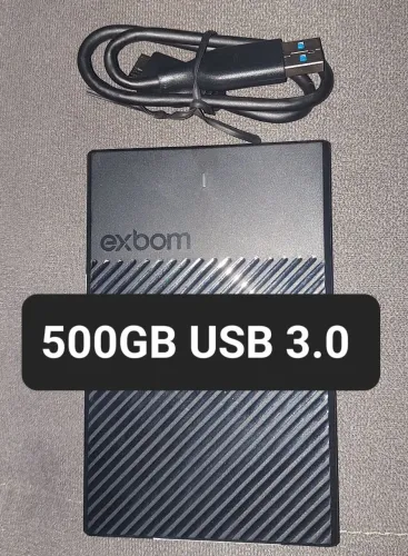 Hd externo 500GB USB 3.0