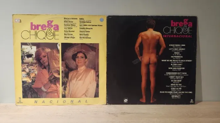 Disco de vinil da novela Brega e chique- LP - 1987