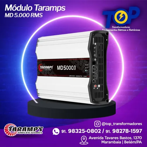 Módulo Amplificador Taramps MD 5.000 RMS