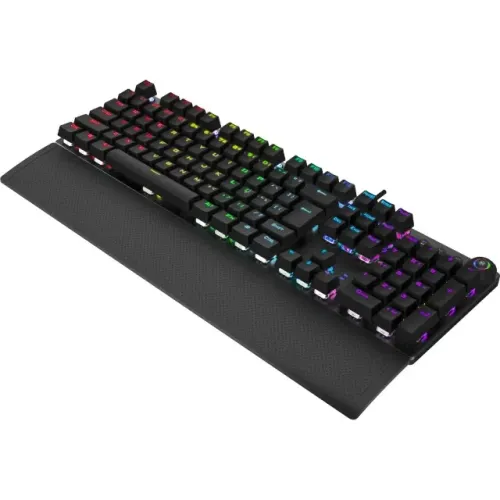 Teclado Mecânico Fortrek K7 Plus Black Edition RGB Switch Blue - WZetta