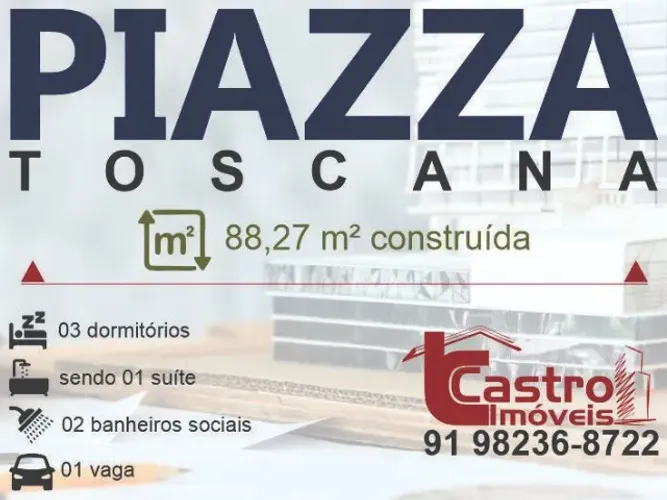 Entrega de imediato! PIAZZA TOSCANA. 3/4. 1 vaga. C299