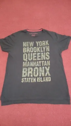 Camisa bairro de New York. 